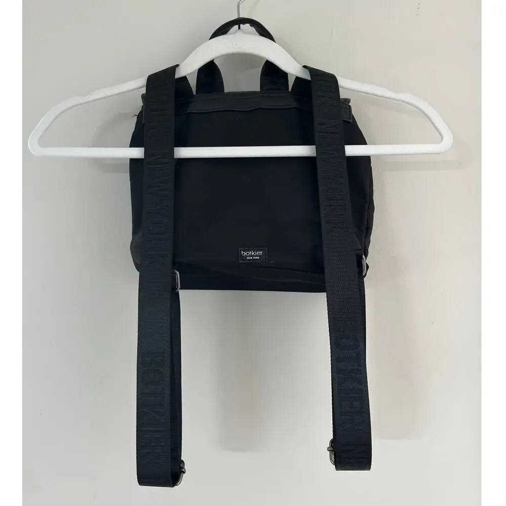 Botkier New York Trigger‎ Backpack Classic Black Adjustable Travel Minimalist